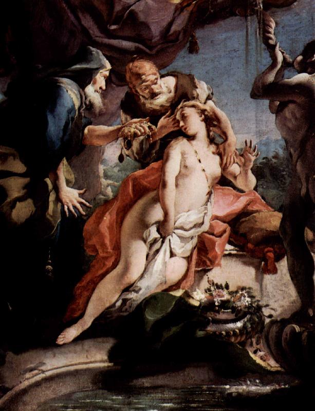 Giovanni Battista Tiepolo Susanna und die beiden Alten Germany oil painting art